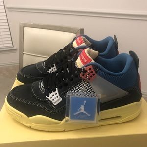 Retro Air Jordan 4 Union Off Noir
